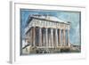 The Removal of the Sculptures from the Pediments of the Parthenon-Sir William Gell-Framed Giclee Print