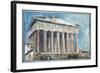 The Removal of the Sculptures from the Pediments of the Parthenon-Sir William Gell-Framed Giclee Print