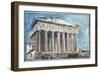 The Removal of the Sculptures from the Pediments of the Parthenon-Sir William Gell-Framed Giclee Print