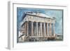 The Removal of the Sculptures from the Pediments of the Parthenon-Sir William Gell-Framed Giclee Print