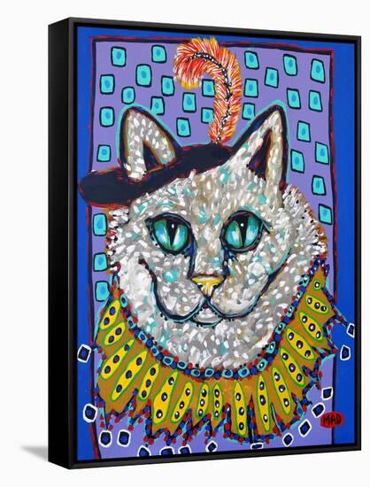 The Renaissance Cat-MADdogART-Framed Stretched Canvas