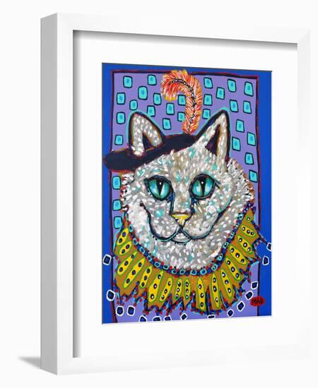 The Renaissance Cat-MADdogART-Framed Giclee Print