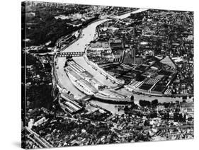 The Renault Billancourt Factory, Paris, France-null-Stretched Canvas