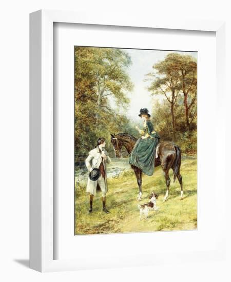 The Rendez-Vous-Heywood Hardy-Framed Giclee Print