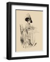 The Rendez-Vous-Charles Dana Gibson-Framed Art Print