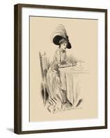 The Rendez-Vous-Charles Dana Gibson-Framed Art Print