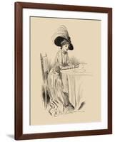 The Rendez-Vous-Charles Dana Gibson-Framed Art Print