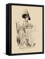 The Rendez-Vous-Charles Dana Gibson-Framed Stretched Canvas