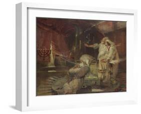 The Rending of the Veil-William Bell Scott-Framed Giclee Print