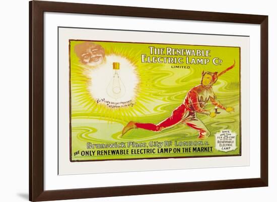 The Renewable Electric Lamp Company Ltd.-null-Framed Art Print