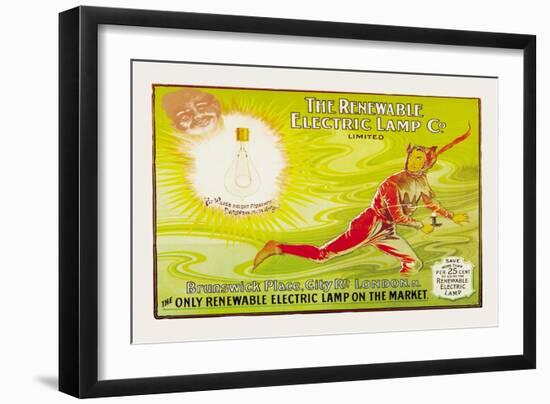 The Renewable Electric Lamp Company Ltd.-null-Framed Art Print