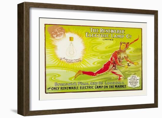 The Renewable Electric Lamp Company Ltd.-null-Framed Art Print