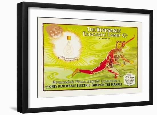 The Renewable Electric Lamp Company Ltd.-null-Framed Art Print