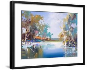 The Renmark Creek-Craig Trewin Penny-Framed Art Print