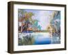 The Renmark Creek-Craig Trewin Penny-Framed Art Print