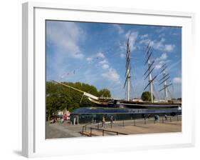 The Renovated Cutty Sark, Greenwich, London, England, United Kingdom-Charles Bowman-Framed Photographic Print