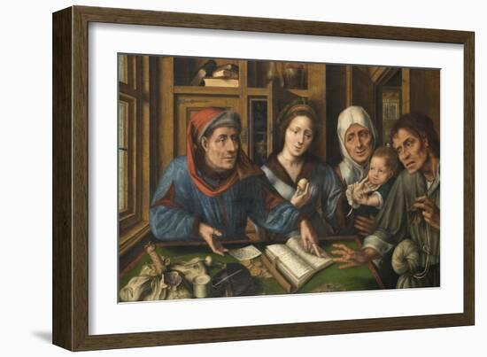 The Rent Receiver's Office, 1514-Jan Massys or Metsys-Framed Premium Giclee Print