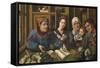 The Rent Receiver's Office, 1514-Jan Massys or Metsys-Framed Stretched Canvas