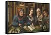 The Rent Receiver's Office, 1514-Jan Massys or Metsys-Framed Stretched Canvas