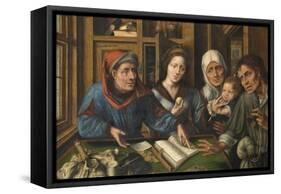 The Rent Receiver's Office, 1514-Jan Massys or Metsys-Framed Stretched Canvas