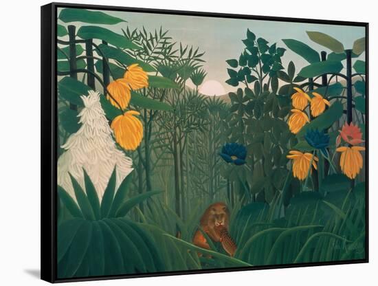 The Repast of the Lion, about 1907-Henri Rousseau-Framed Stretched Canvas