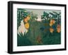 The Repast of the Lion, about 1907-Henri Rousseau-Framed Premium Giclee Print