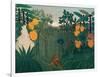 The Repast of the Lion, about 1907-Henri Rousseau-Framed Giclee Print