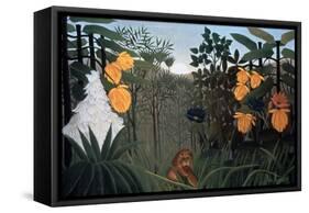 The Repast of the Lion, C1907-Henri Rousseau-Framed Stretched Canvas