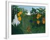 The Repast of the Lion-Henri Rousseau-Framed Art Print