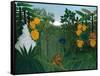 The Repast of the Lion-Henri Rousseau-Framed Stretched Canvas
