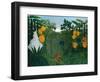 The Repast of the Lion-Henri Rousseau-Framed Art Print