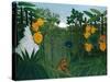 The Repast of the Lion-Henri Rousseau-Stretched Canvas