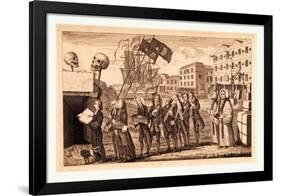 The Repeal or the Funeral of Miss Ame=Stamp-null-Framed Giclee Print