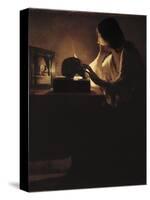 The Repentant Magdalen-Georges de La Tour-Stretched Canvas