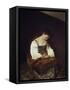 The Repentant Magdalene-Caravaggio-Framed Stretched Canvas