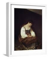 The Repentant Magdalene-Caravaggio-Framed Giclee Print