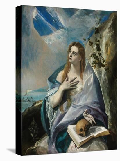 The Repentant Mary Magdalene-El Greco-Stretched Canvas