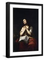 The Repentant Mary Magdalene-Bartolomé Estebàn Murillo-Framed Giclee Print
