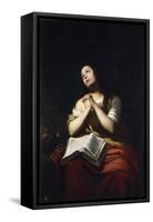 The Repentant Mary Magdalene-Bartolomé Estebàn Murillo-Framed Stretched Canvas