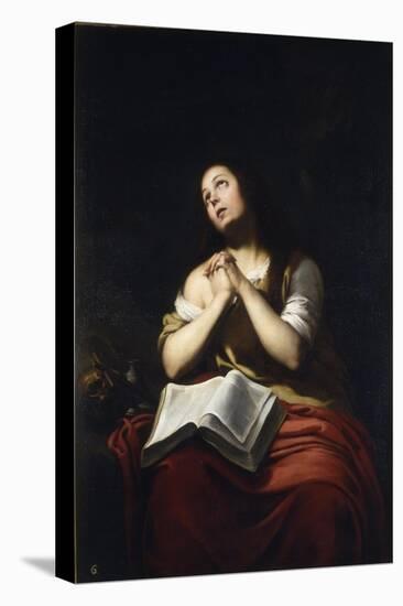 The Repentant Mary Magdalene-Bartolomé Estebàn Murillo-Stretched Canvas