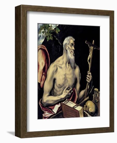 The Repentant Saint Jerome-El Greco-Framed Giclee Print