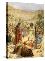 The report of the Spies, and remonstrance of Caleb - Bible-William Brassey Hole-Stretched Canvas