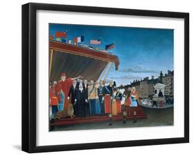 The Representatives of Foreign Powers Coming to Salute the Republic, 1907-Henri Rousseau-Framed Giclee Print