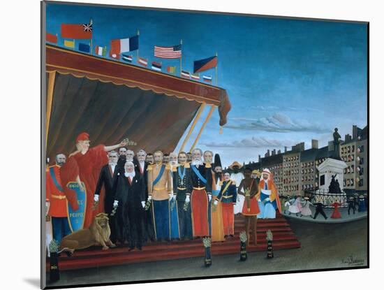 The Representatives of Foreign Powers Coming to Salute the Republic, 1907-Henri Rousseau-Mounted Giclee Print