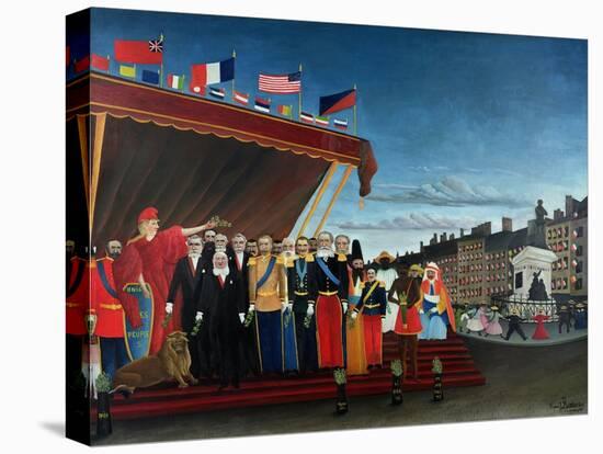 The Representatives of Foreign Powers Coming to Salute the Republic as a Sign of Peace, 1907-Henri Rousseau-Stretched Canvas