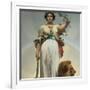 The Republic by Gerome Jean Leon (1824 - 1904) (Allegory - 1848); Mairie Des Lilas-Jean Leon Gerome-Framed Giclee Print