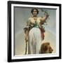 The Republic by Gerome Jean Leon (1824 - 1904) (Allegory - 1848); Mairie Des Lilas-Jean Leon Gerome-Framed Giclee Print