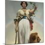 The Republic by Gerome Jean Leon (1824 - 1904) (Allegory - 1848); Mairie Des Lilas-Jean Leon Gerome-Mounted Giclee Print