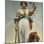 The Republic by Gerome Jean Leon (1824 - 1904) (Allegory - 1848); Mairie Des Lilas-Jean Leon Gerome-Mounted Giclee Print