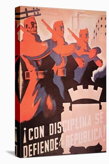 The Republic Is Defended with Discipline-Parrilla-Stretched Canvas